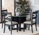 Jofran Inc. Altamonte 5-Piece Dark Charcoal/Gray 48" Counter Dining Set-1