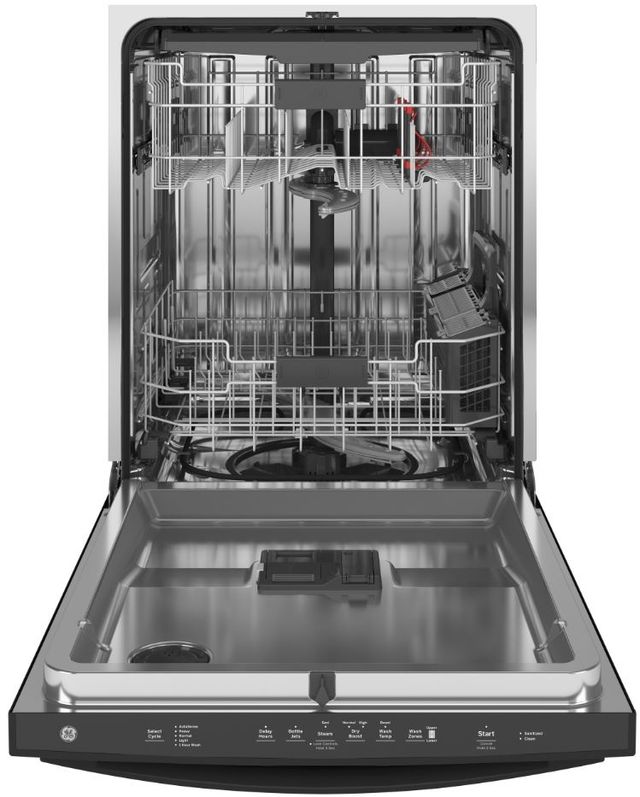 GE® 24" Black Built In Dishwasher-1