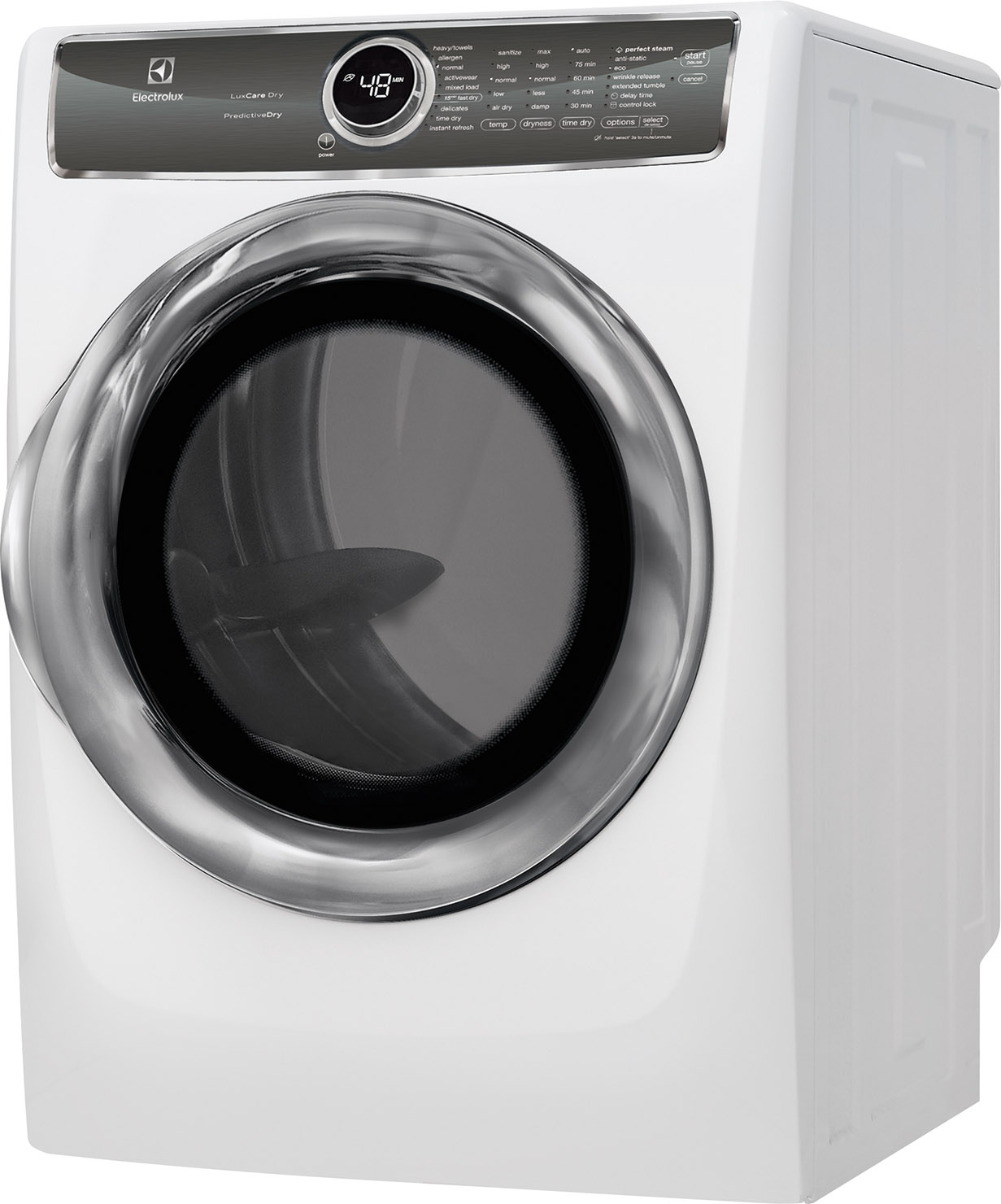 Efme627u electrolux front load perfect steam electric dryer stores discount