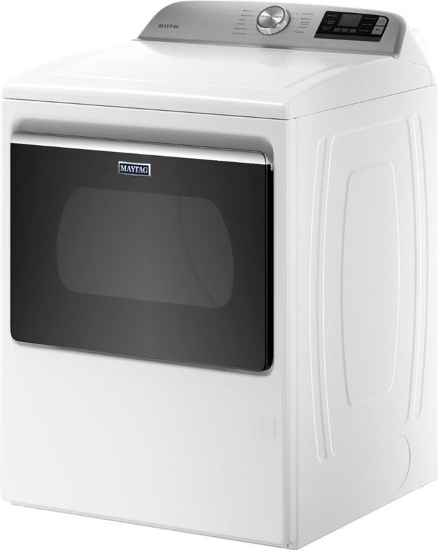 Maytag® 7.4 Cu. Ft. White Front Load Gas Dryer-3