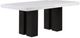 Steve Silver Co. Artemis 5-Piece Black/White 70" Dining Table Set-4