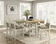 Homelegance® Maribelle Light Oak Counter Table with Gray Base-1