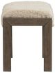 Liberty Furniture Broadmore Cobblestone Brown/White Upholstered Console Stool-3