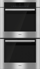 Miele ContourLine Series 30" Electric Built In Double Oven-Stainless Steel-0