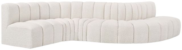 Meridian Furniture Arc 6-Piece Cream Modular Sectional-0