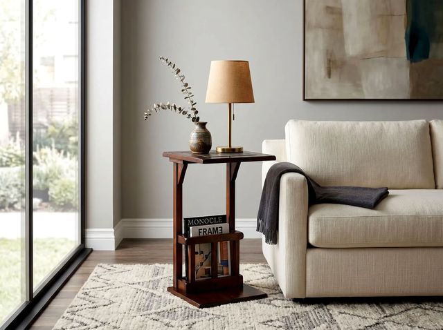 Sunny Designs™ Santa Fe Dark Chocolate Sofa Mate Table-1