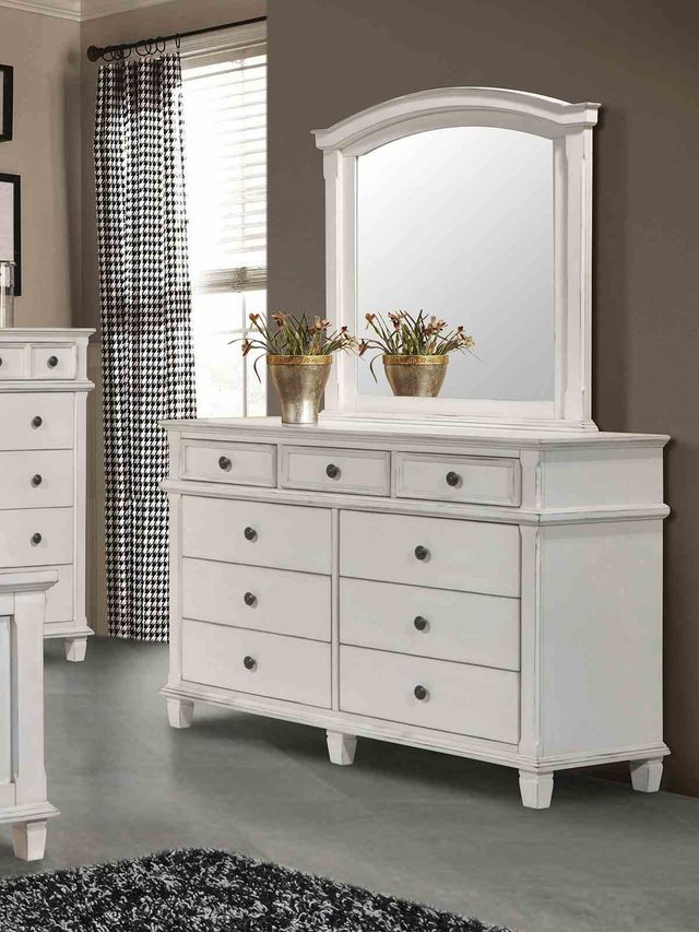 Coaster® Carolina Antique White Mirror-2