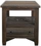 International Furniture Direct Town Brown End Table-1