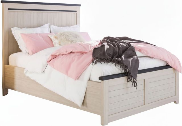Jofran Inc. Madison County 4-Piece Vintage White King Panel Bedroom Set-2