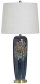 Stylecraft Leto Blue Table Lamp-0