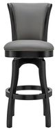 Armen Living Raleigh Gray 26" Swivel Counter Stool-0