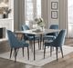 Homelegance® Keene Gray Dining Table with Black Hairpin Metal Legs -1