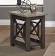 Liberty Furniture Heatherbrook Ash Chairside Table with Charcoal Base-1
