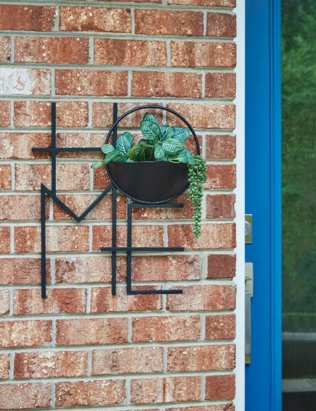 Signature Design by Ashley® Dunster Black Wall Planter-2
