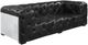 ACME Furniture Brancaster Aluminum/Black Leather Sofa-0
