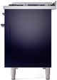 Ilve® Nostalgie II Series 48" Midnight Blue Pro Style Dual Fuel Range-4