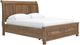 Signature Design by Ashley® Feddinger Medium Brown California King Storage Sleigh Bed-0