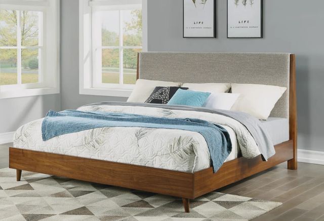 Flexsteel® Ludwig Walnut Queen Bed-1