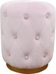 TOV Furniture Skylar Blush Velvet Ottoman-0