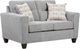 Fusion Furniture Everleigh Prussian Loveseat-0