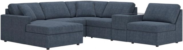 Signature Design by Ashley® Modmax 6-Piece Ink Left-Arm Facing Sectional with Chaise and Storage Console-0