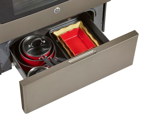 GE® 30" Slate Freestanding Electric Range-3