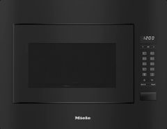 Miele 0.92 Cu. Ft. Obsidian Black Built In Microwave 