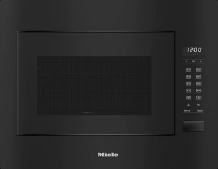 Miele 0.92 Cu. Ft. Obsidian Black Built In Microwave 