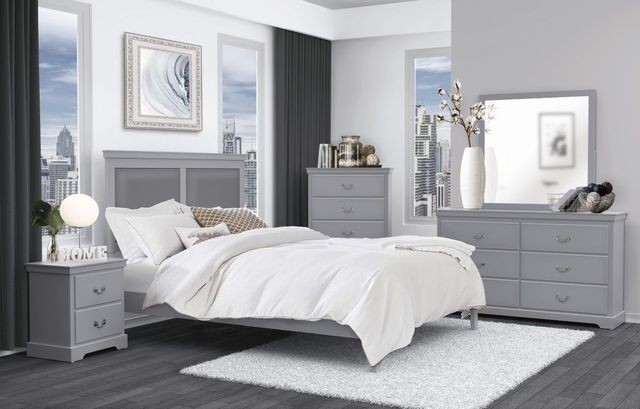 Mazin Furniture Seabright Gray Chest-3