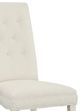 Fairfield® Customizable Entree Dining Tall Back Armless Stack Chair with Linen Legs-2