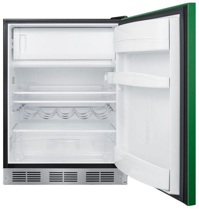 Summit® 5.1 Cu. Ft. Emerald Green Under The Counter Refrigerator -2