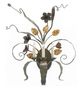 Currey & Company Westley Verdigris/Antique Gold Leaf Wall Sconce-0