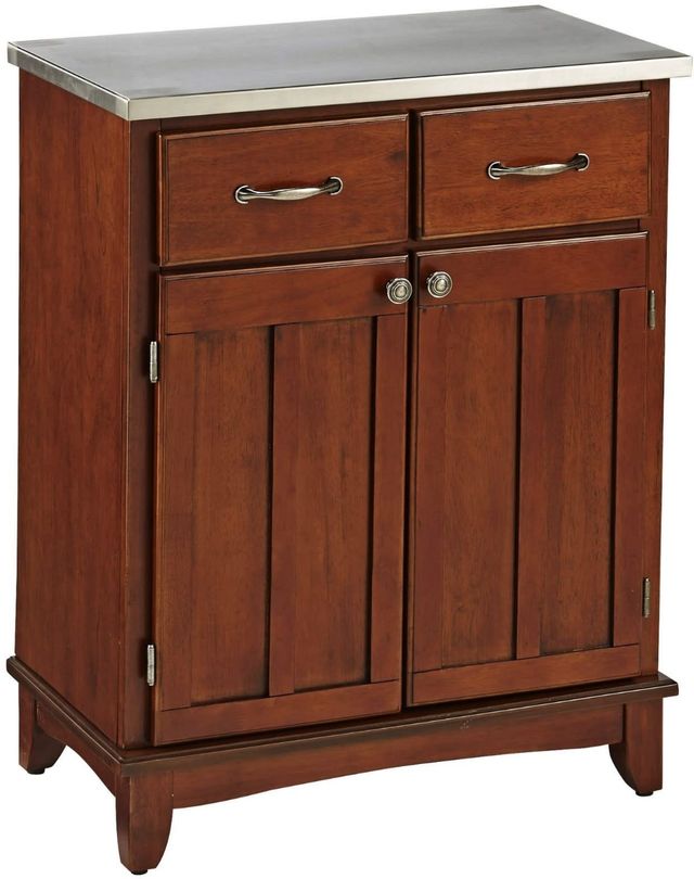 homestyles® Buffet Of Buffets Medium Cherry/Stainless Steel Server-0