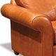 Campio Furniture Legacy Leather Trenton Orange Sectional Sofa Set-1