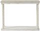 A & B Home Antique White Console Table -1