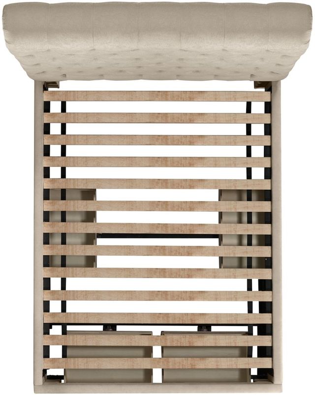 Elements International Waldorf Sand Queen Upholstered Storage Bed-1