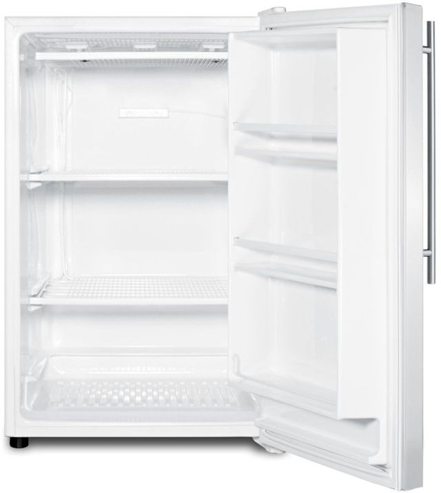 Summit® 5 Cu. Ft. Stainless Steel Upright Freezer-2