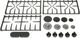 GE® Gas Range Freestanding 5 Burner Passover Kit-0