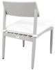 CabanaCoast® Customizable Nevis Aluminum Outdoor Dining Side Chair-2
