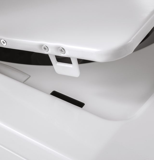 GE® Unitized Spacemaker® 2.3 Cu. Ft. Washer, 4.4 Cu. Ft. Dryer White On White Stack Laundry-6