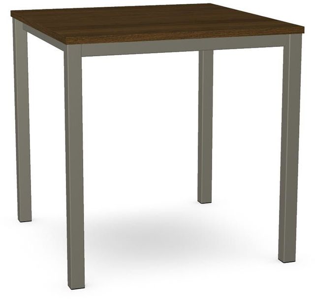 Amisco Customizable Carbon Walnut Veneer Counter Height Table-0
