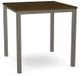 Amisco Customizable Carbon Walnut Veneer Counter Height Table-0