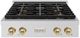 ZLINE Autograph Edition Paramount 30" Stainless Steel Gas Rangetop with 4 Burner DuoPro™ Cooktop and Polished Gold Accents-0