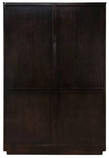 Bramble Customizable Vannes Crescent Bookcase-4