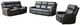 Mazin Furniture Carnegie Grey Manual Reclining Sofa-2