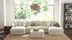 Jackson Furniture Ritzy 5-Piece Bone Sectional with Ottoman-1