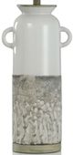 Stylecraft Cynder Grey/White Table Lamp-2
