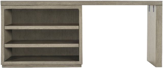 Hooker® Furniture Linville Falls Mink 72" Desk with Open Desk Cabinet-1