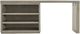 Hooker® Furniture Linville Falls Mink 72" Desk with Open Desk Cabinet-1