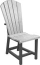 C.R. Plastic Generation Line Slate/Light Grey Addy Dining Chair-0